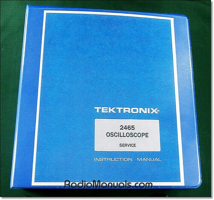 Tektronix 2465 Service Manual - Click Image to Close